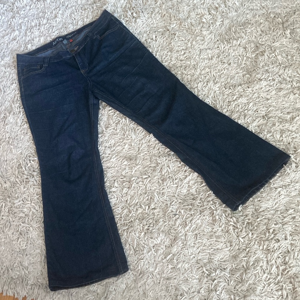 Women's Dark Blue Flare Jeans